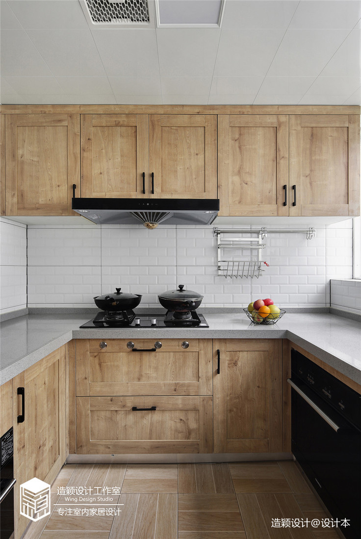 浪漫77平宜家三居廚房裝修美圖