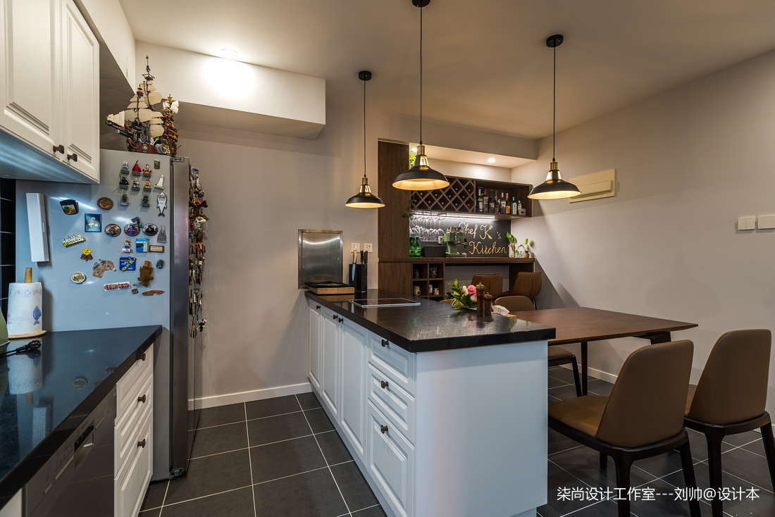 質樸121平現代三居廚房裝修圖片