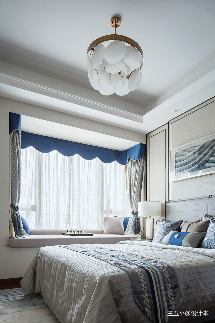 柳州彰泰濱江學府樣板房臥室實景圖