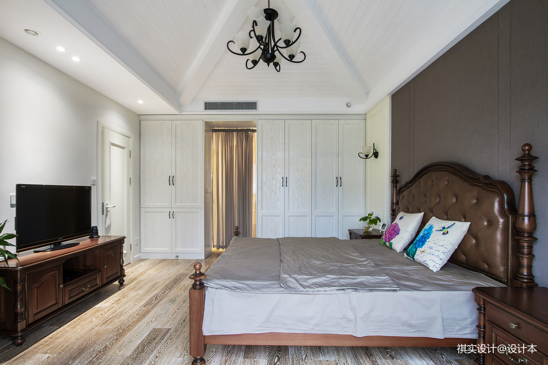 獨墅苑美式主人房設計