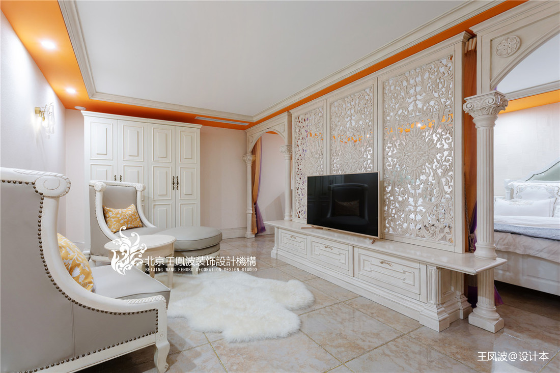 輕奢264平法式別墅客廳美圖