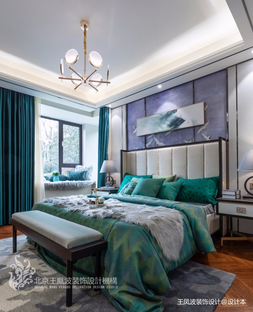 樣板間設計，簡約新中式混搭_3589315