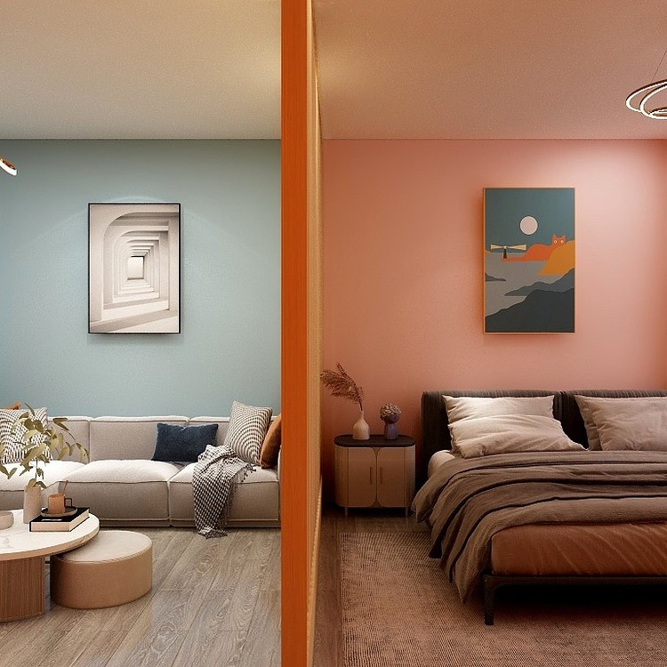 一室一廳一廚一衛一人