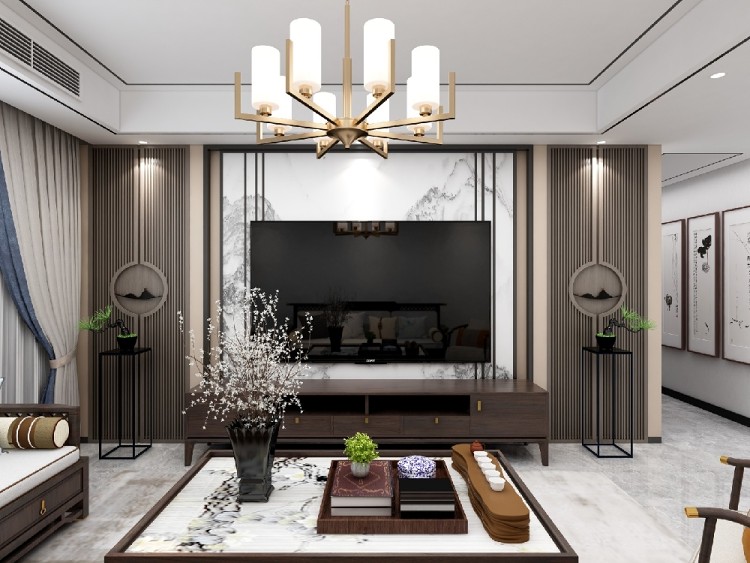 新中式120㎡，高端大氣