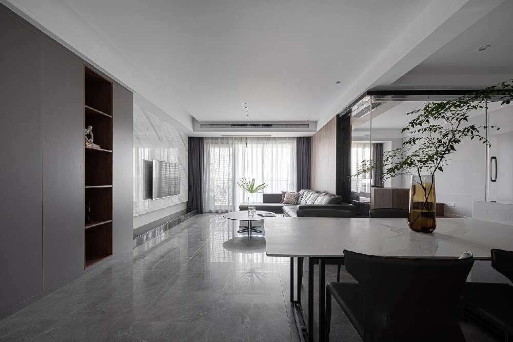 基本無拆改，140㎡現代三室兩廳17456962