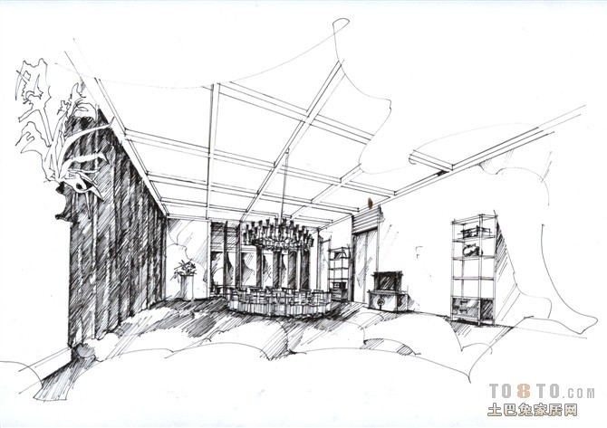 走廊餐廳吊頂效果圖